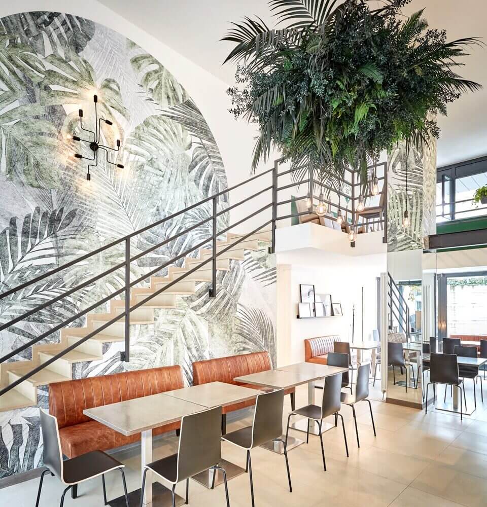 carta da parati evergreen scala